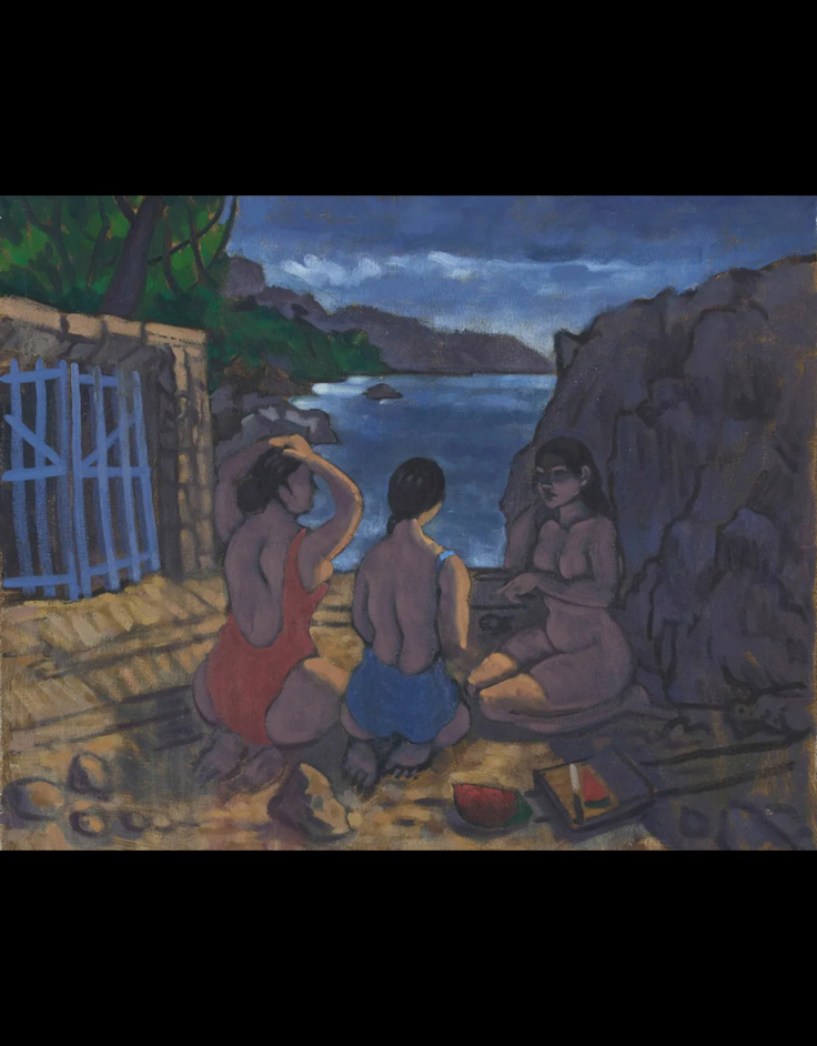 © Paul Simonon, The Mermaids, 2021, Oil on Canvas