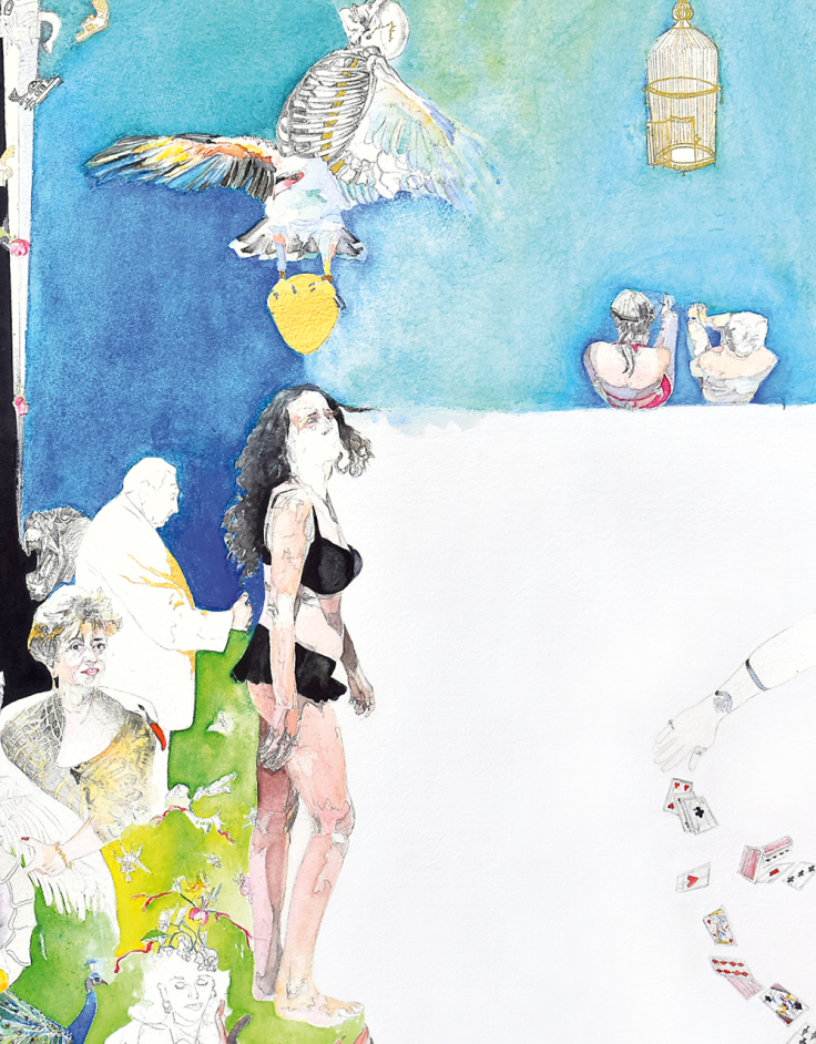 Λεπτομέρεια έργου της Μάρας Τσαφαντάκη