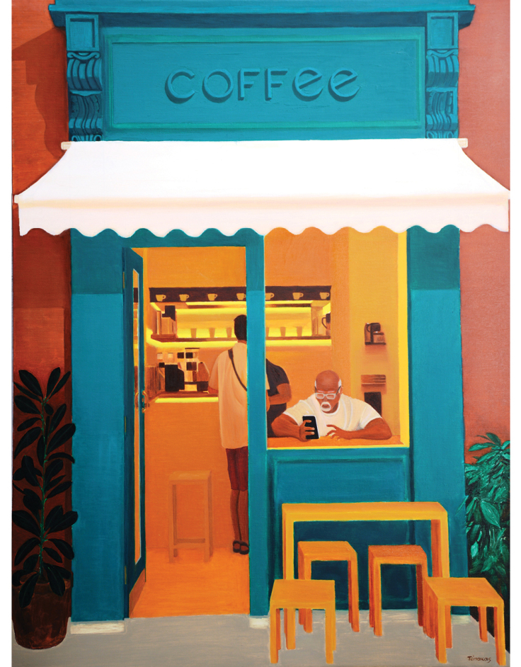 Έργο του Νίκου Τόπακα "The shop" - "Το κατάστημα"