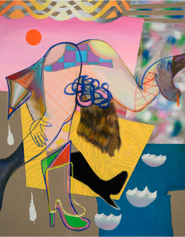 Έργο της Georgia Fambris από την έκθεση "… And we are magic talking to itself, noisy and alone…"