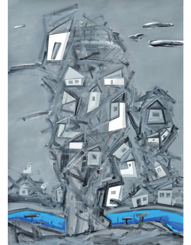 Έργο του Toni Milaqi, “Mountain Village”