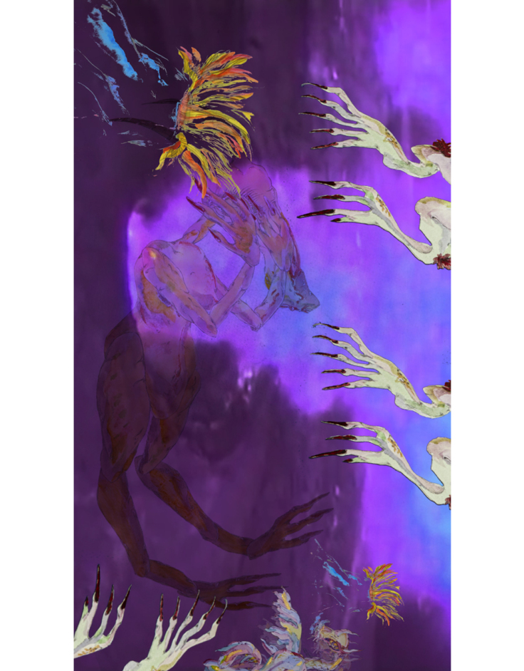 Eros walks volcanic conjuring 02 (2023) © Iria Vrettou 