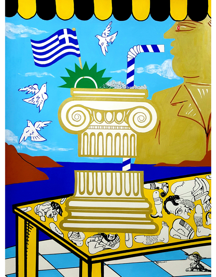 Έργο του εικαστικού Γιώργου Τζινούδη. Ένας ασυμβίβαστος δημιουργός.