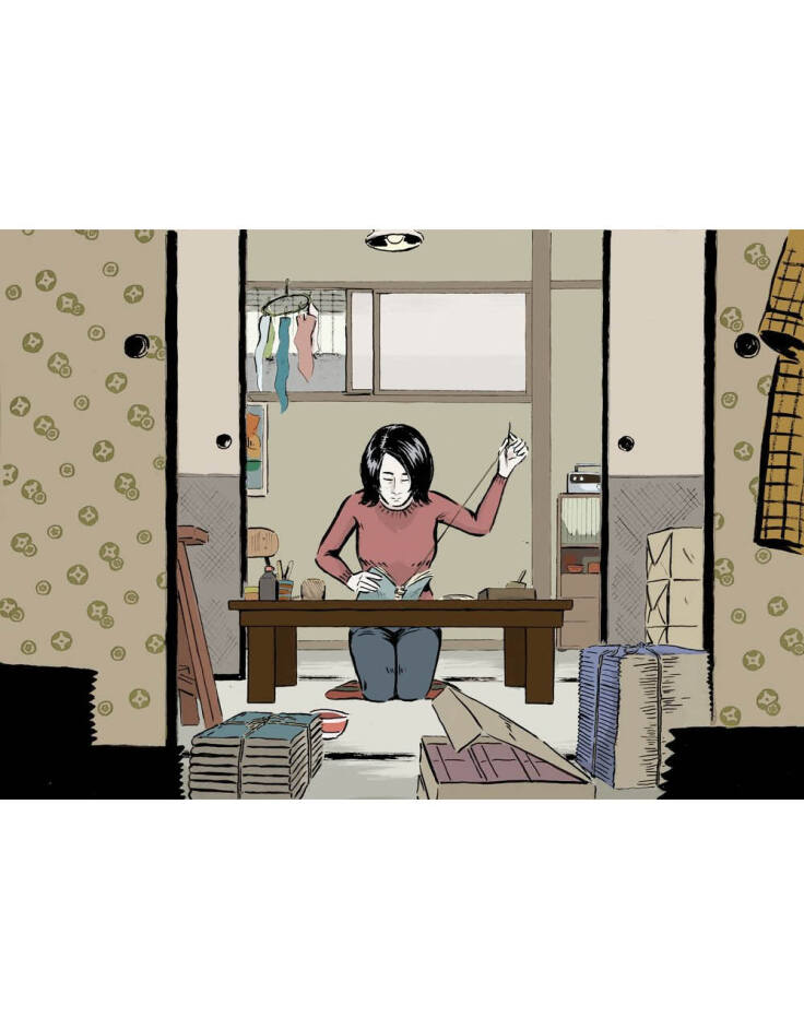 On a stone pillow, έργο του Βαγγέλη Μαντζαβίνου 