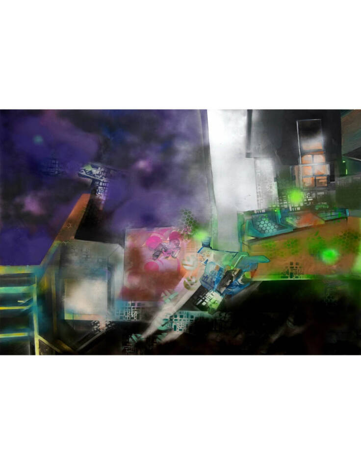 Έργο της εικαστικού Αλεξάνδρας Μαράτη