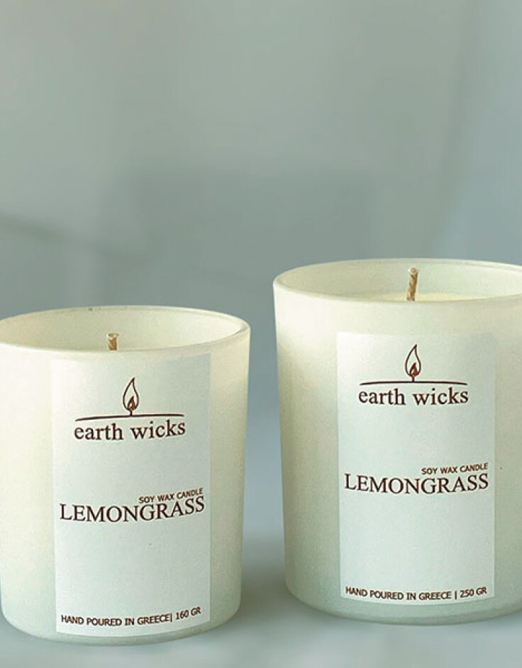 Earth Wicks: Φυσικά κεριά και μοναδικά εργαστήρια