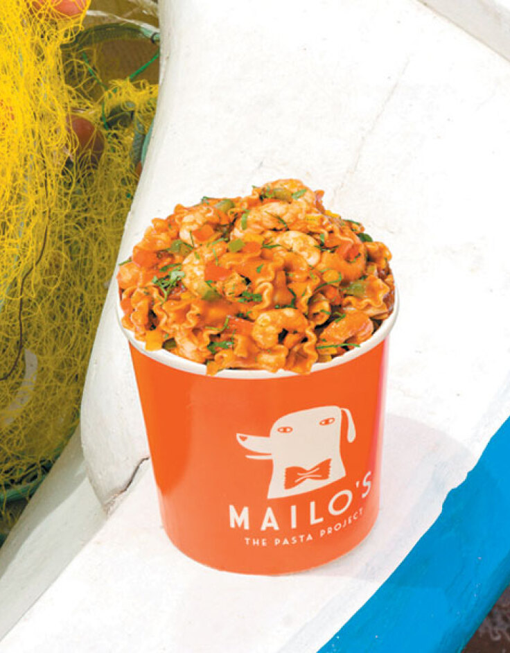 Mailo’s The Pasta Project: Η ξακουστή τηνιακή γαριδομακαρονάδα του Ντίνου σε ένα Mailo’s Cup