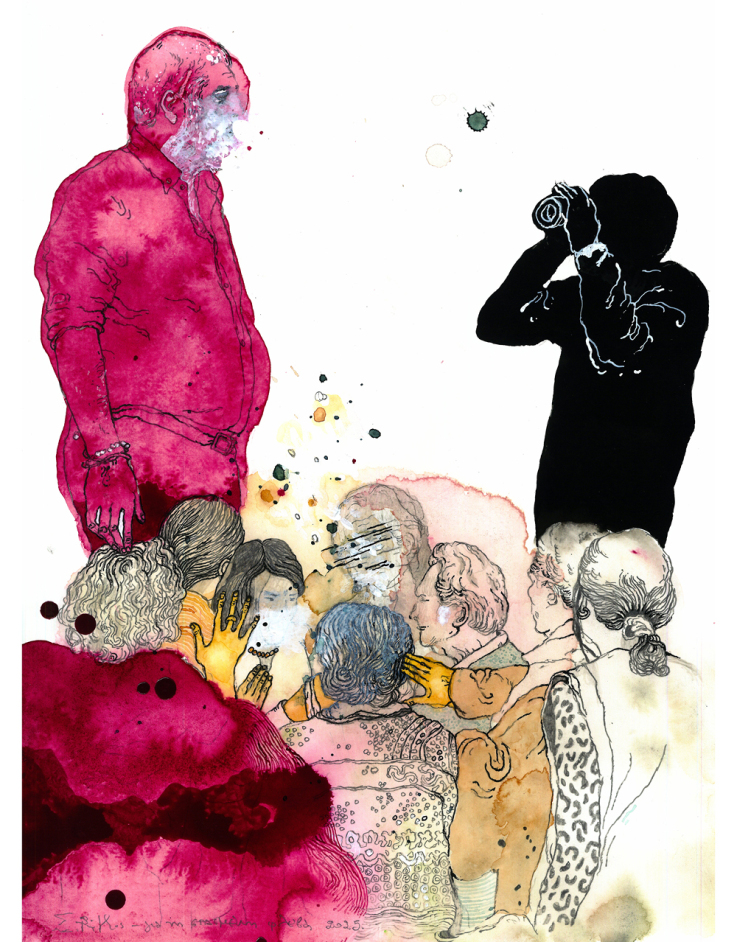 Στο εξώφυλλο της ATHENS VOICE 978 έργο του εικαστικού Στέφανου Ρόκου αποκλειστικά για την AV