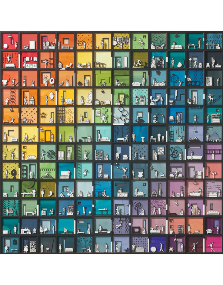 Έργο του Φίλιππου Φωτιάδη με τίτλο «Color Coded» © Γιώργος Βδοκάκης