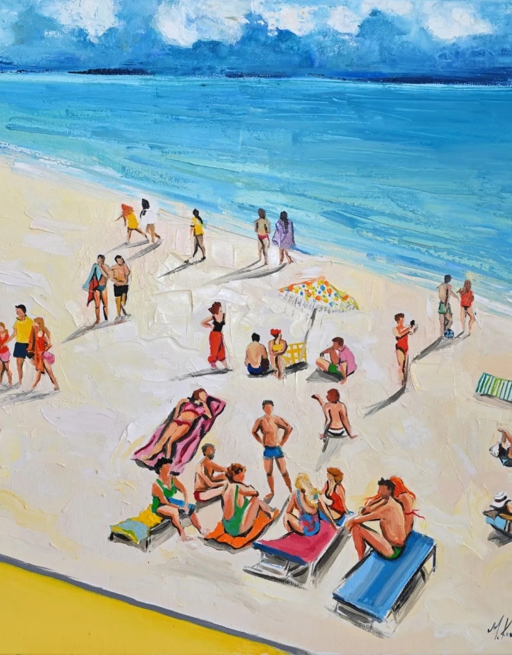 In the beach - Κουτσοσπύρου Μαρίνα