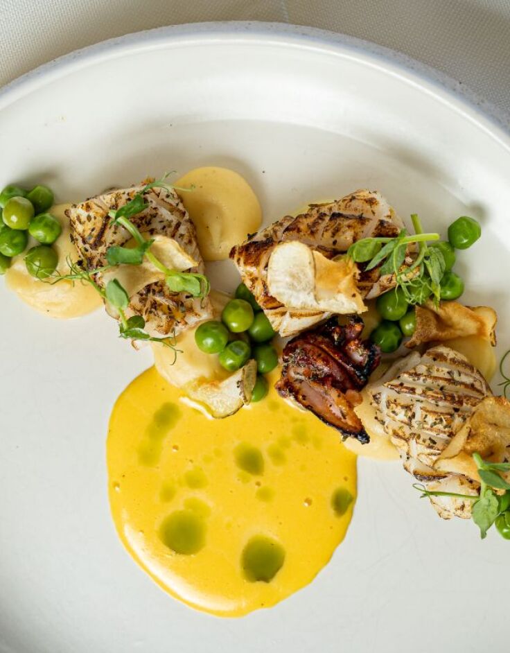 Μυλοκόπι με ριζότο γεμιστά στο Εν Πλω