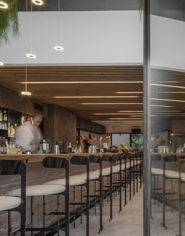 Ο εσωτερικός χώρος του Sorbal