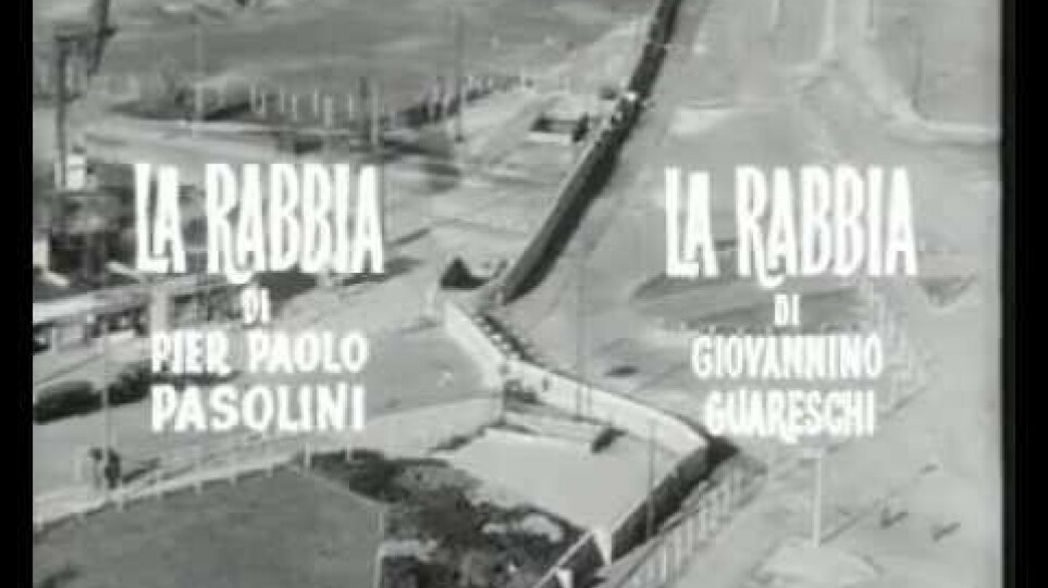 La Rabbia (1963), Pasolini, Guareschi - Trailer
