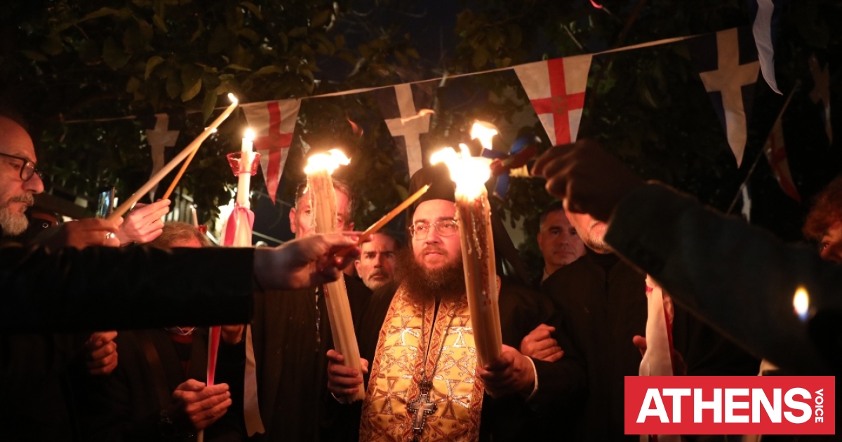 Κακλαμάνης στην υποδοχή του Αγίου Φωτός: Σε ήρεμους και σε χαλεπούς καιρούς, το φως νικάει τα σκοτάδια