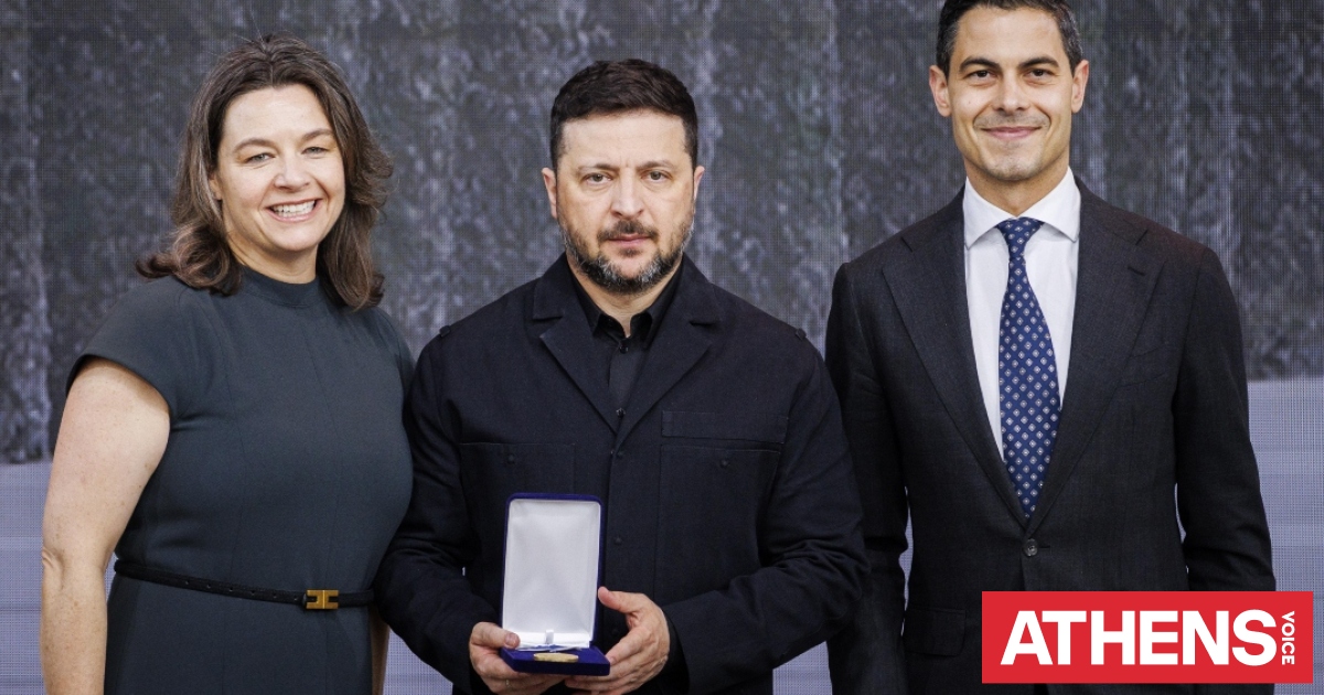 Στον Ζελένσκι και τον ουκρανικό λαό απονεμήθηκε το βραβείο Ρούζβελτ για τον αγώνα υπέρ της ελευθερίας