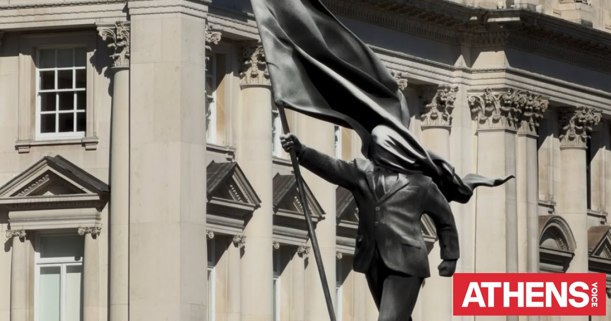 Πώς ο Banksy έβαλε κατά τη διάρκεια της νύχτας ένα άγαλμα στο κέντρο του Λονδίνου