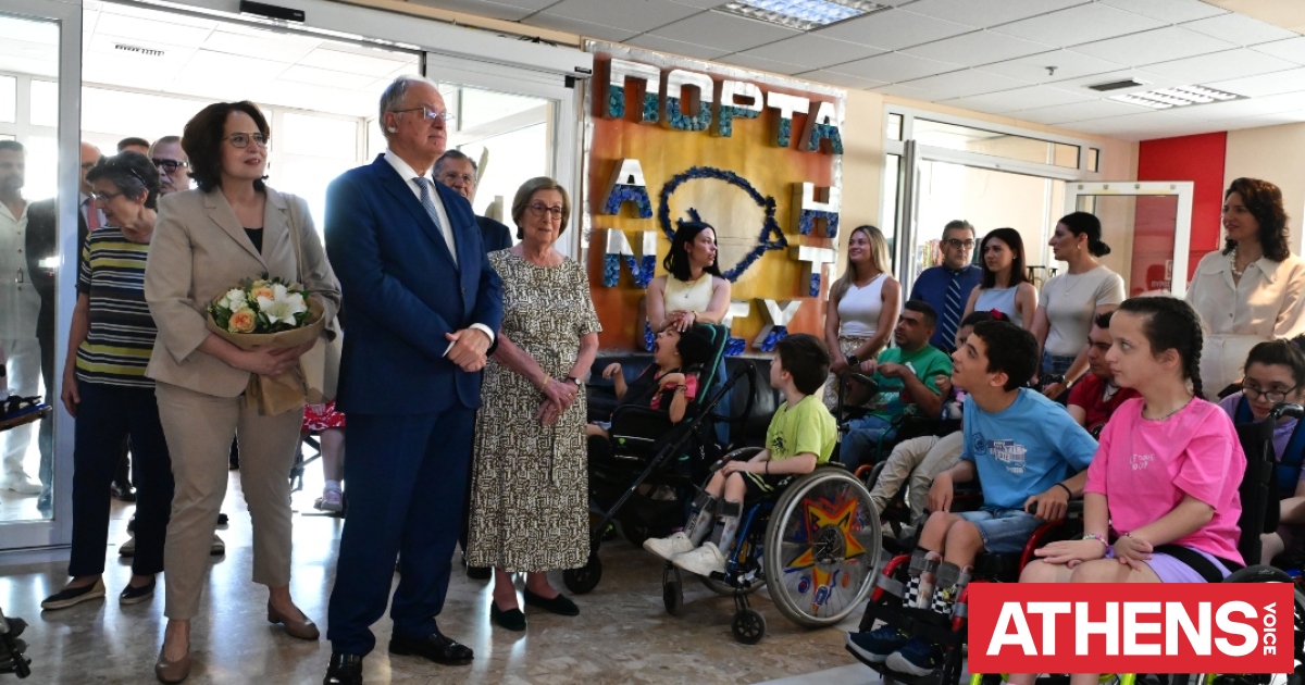 Επίσκεψη Κωνσταντίνου Τασούλα στην Εταιρεία Προστασίας Σπαστικών «Πόρτα Ανοικτή»