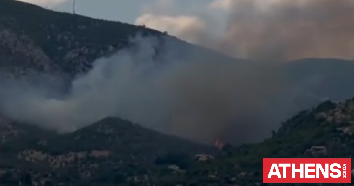 Βελτιωμένη η εικόνα της πυρκαγιάς στην Περαχώρα Κορινθίας