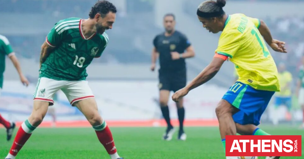 Ροναλντίνιο και Αντριάνο συνεργάστηκαν σε φιλικό και πέτυχαν ονειρικό γκολ από τα παλιά!