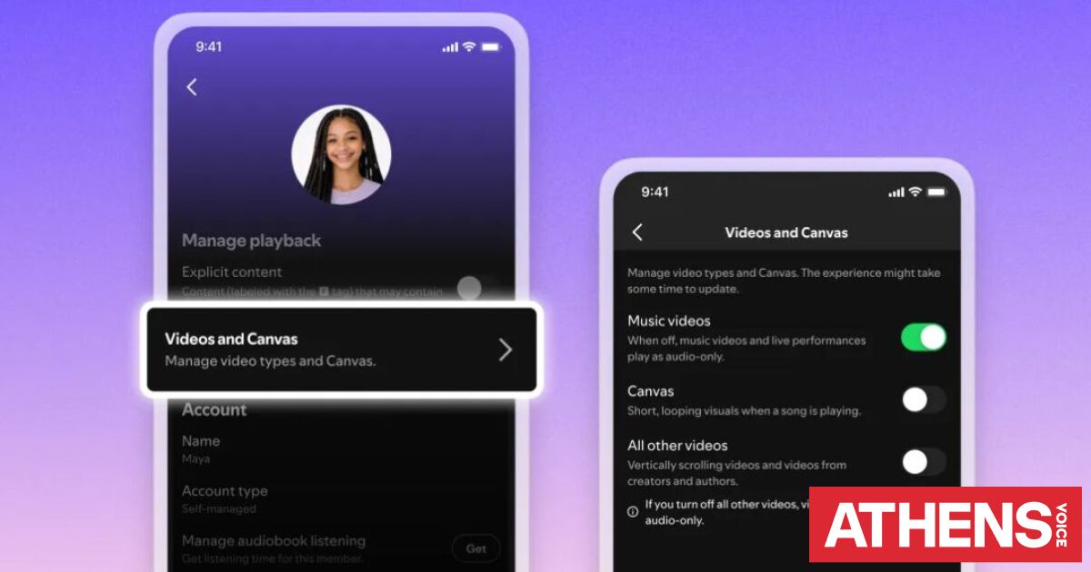 Spotify: Νέα εργαλεία ελέγχου για απενεργοποίηση βίντεο στην εφαρμογή
