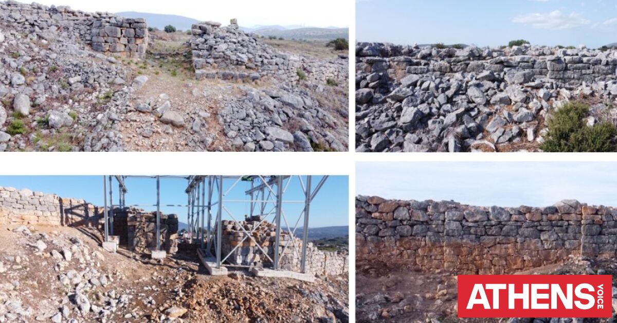 ΥΠΠΟ: Ολοκληρώθηκε η αποκατάσταση στη Νότια Πύλη της μυκηναϊκής ακρόπολης του Γλα