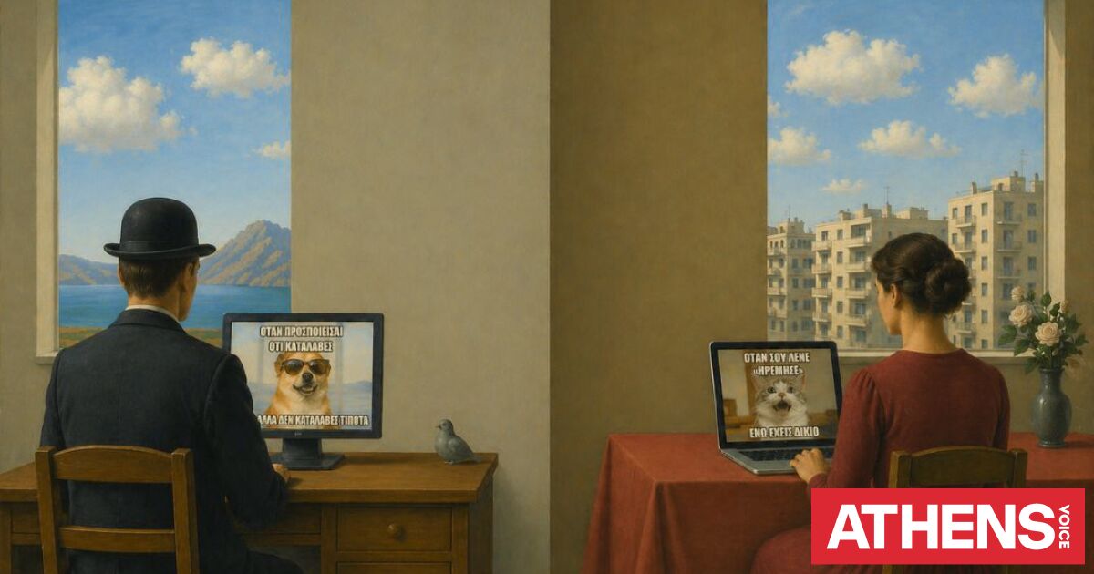 Ναι, στέλνουμε κάθε μέρα εκατό μηνύματα χωρίς κείμενο στους φίλους μας