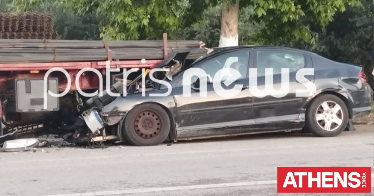 Ζαχάρω: Δεύτερο τροχαίο στο ίδιο σημείο μέσα σε λίγες ώρες - Αυτοκίνητο «καρφώθηκε» σε νταλίκα