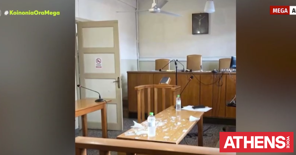 Φωτιστικό έπεσε στο κεφάλι δικηγόρου μέσα στο Πρωτοδικείο Νάουσας