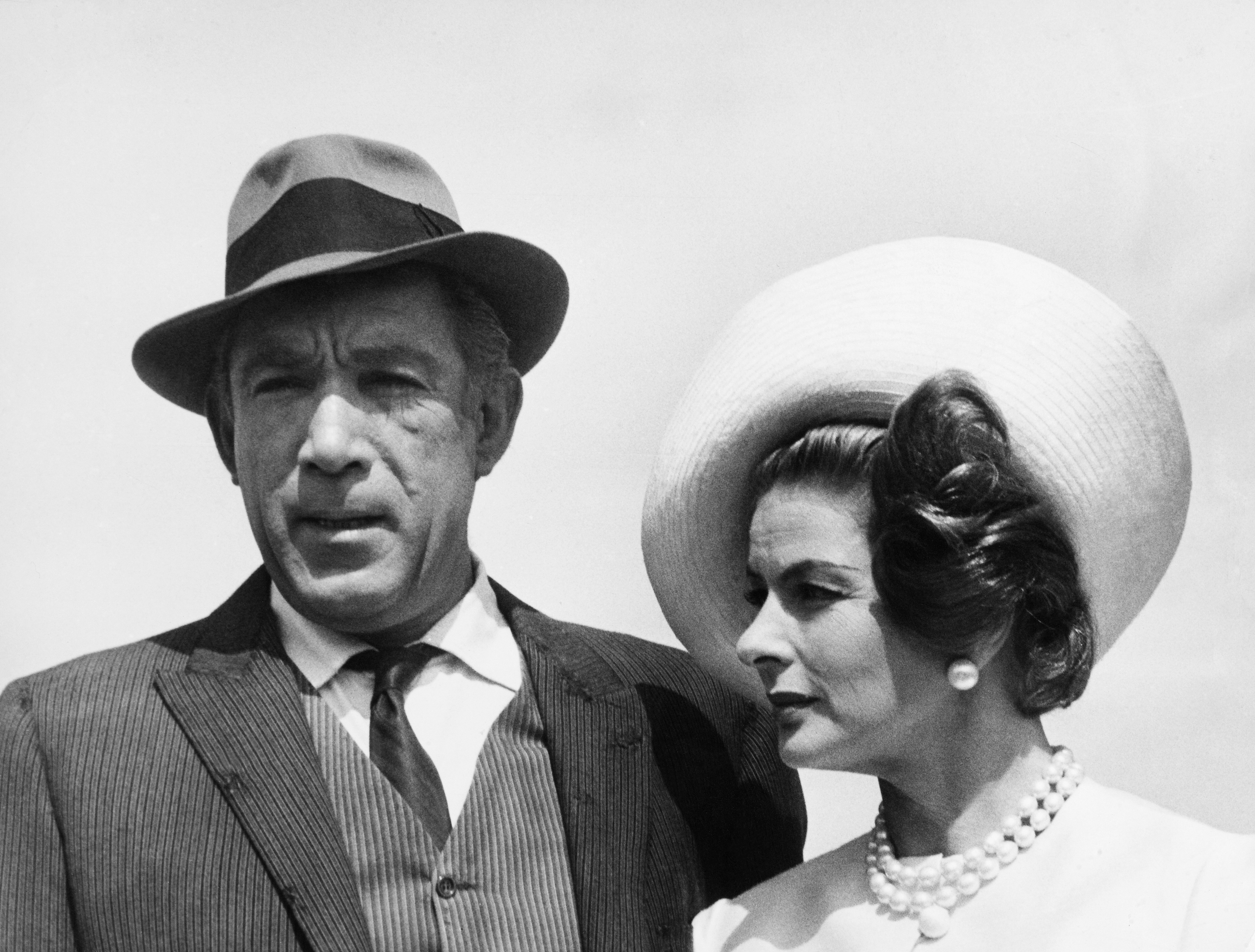 Ο Anthony Quinn και η Ingrid Bergman στην ταινία «The Visit», 1963