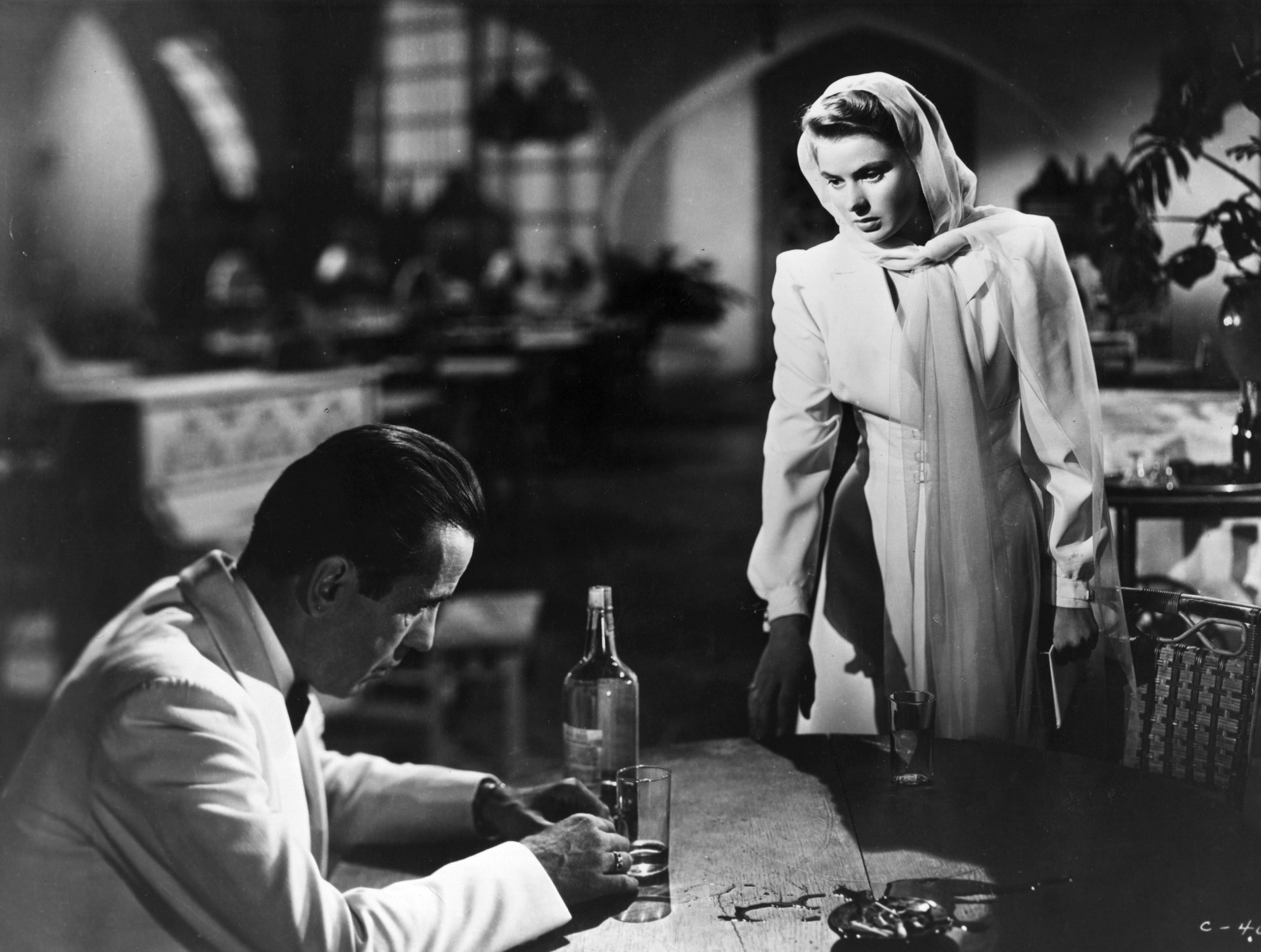 Ιngrid Bergman και Humphrey Bogart στην Casablanca, 1942 
