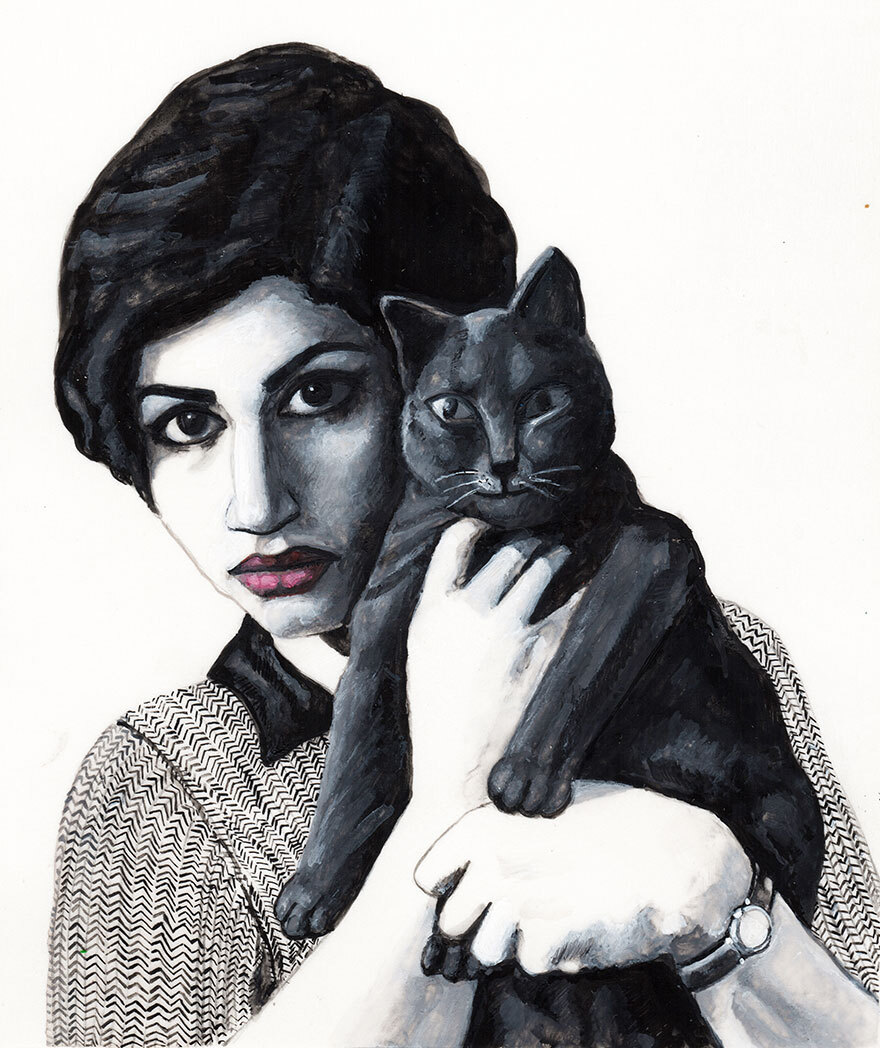 Let Us Believe in the Beginning of the Cold Season (Portrait of Forough Farrokhzad), 2022 
