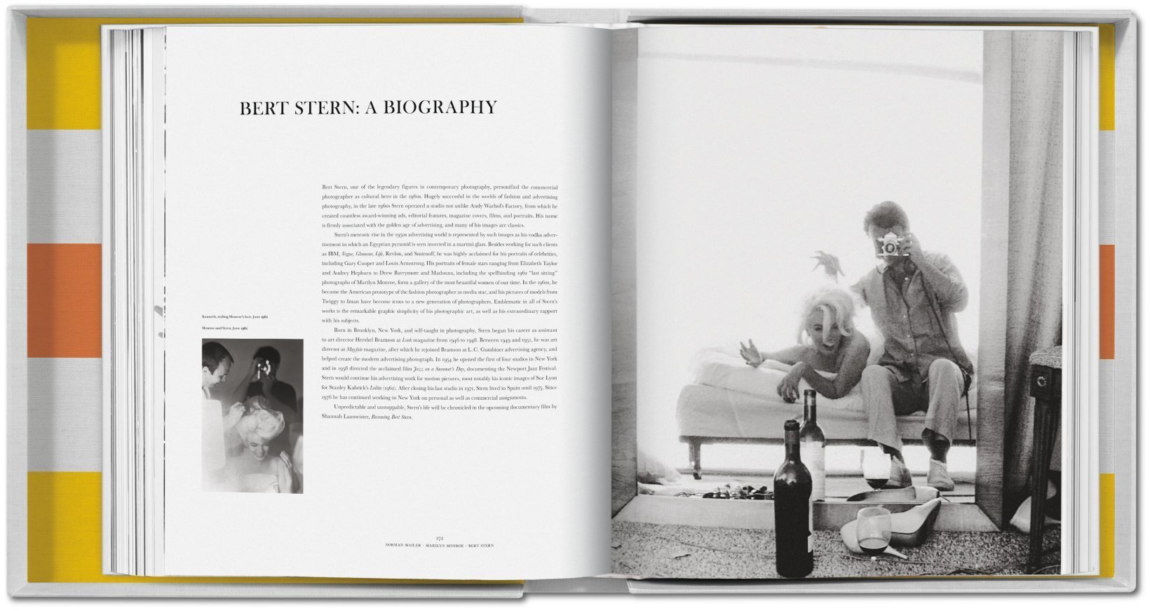 Το συλλεκτικό λεύκωμα της TASCHEN για τη Marilyn Monroe με τις σπάνιες φωτογραφίες του Bern Stern και τα κείμενα του βραβευμένου συγγραφέα και δημοσιογράφου Norman Mailer.