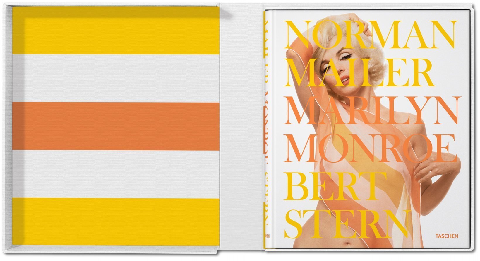 Το συλλεκτικό λεύκωμα της TASCHEN για τη Marilyn Monroe με τις σπάνιες φωτογραφίες του Bern Stern και τα κείμενα του βραβευμένου συγγραφέα και δημοσιογράφου Norman Mailer.