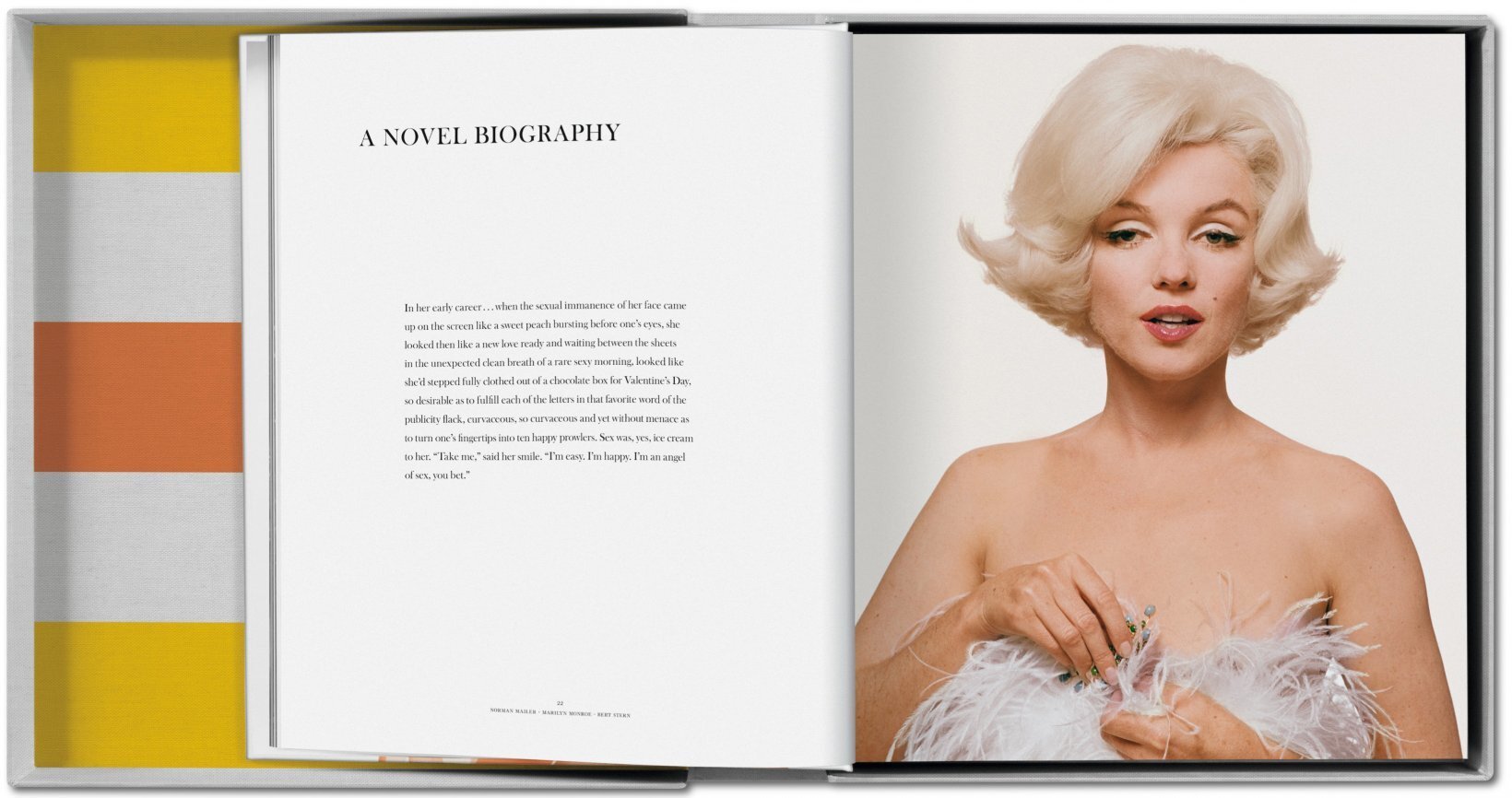 Το συλλεκτικό λεύκωμα της TASCHEN για τη Marilyn Monroe με τις σπάνιες φωτογραφίες του Bern Stern και τα κείμενα του βραβευμένου συγγραφέα και δημοσιογράφου Norman Mailer.