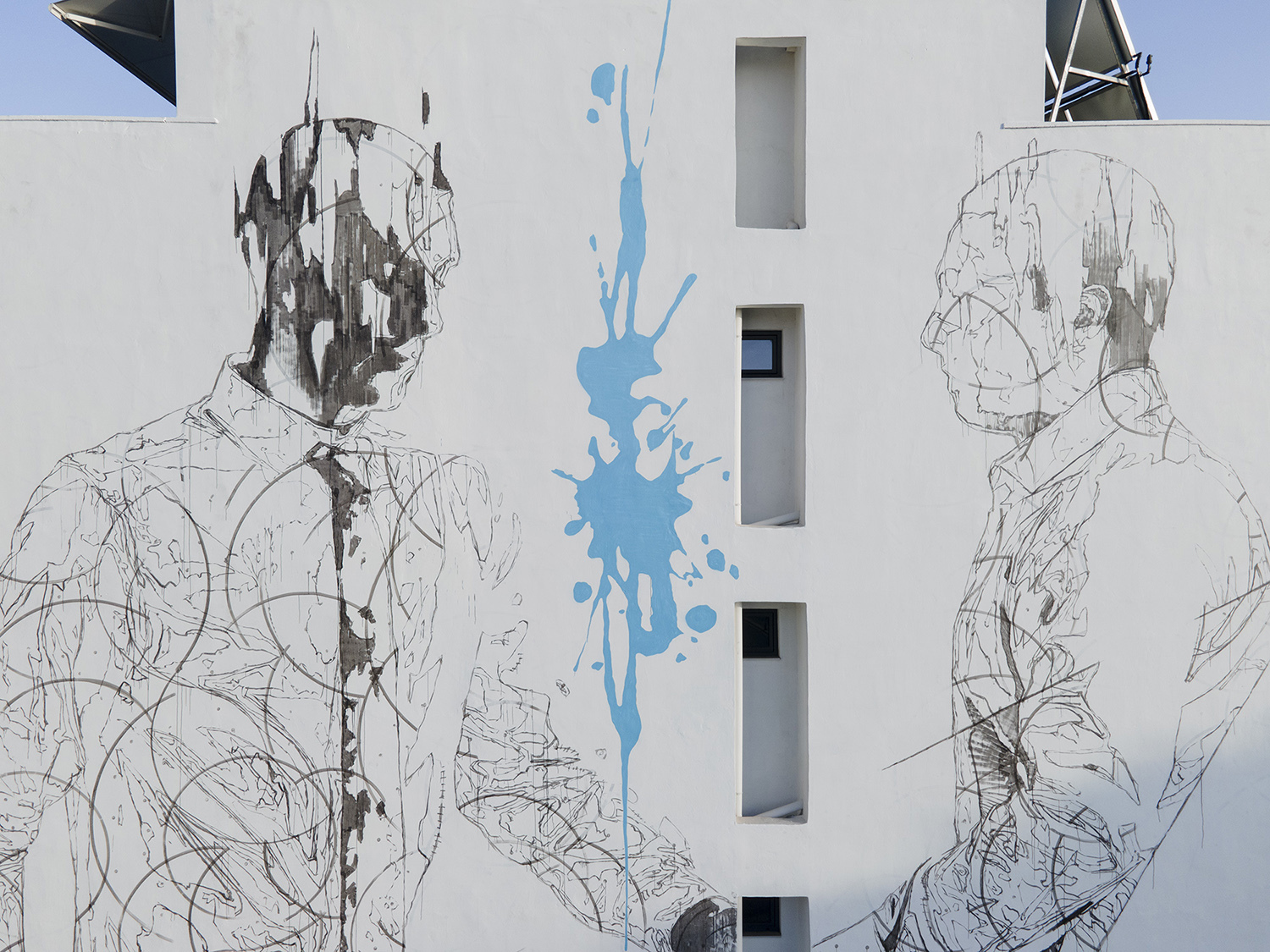 Το mural του ΙΝΟ στο Μεταξουργείο. 