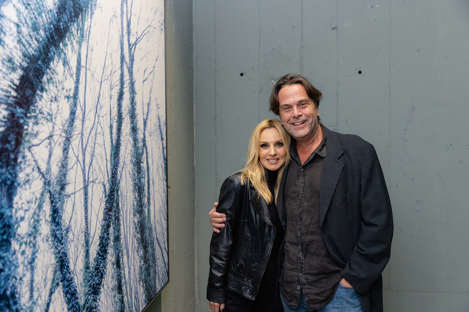 Ο Τάσος Βρεττός με την φίλη του Πέγκυ Ζήνα