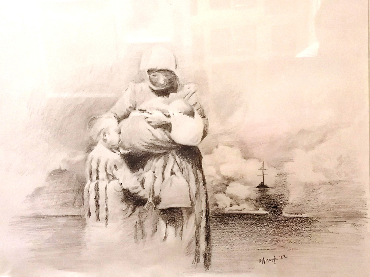 «Πρόσφυγας μάνα με παιδιά την ώρα της φωτιάς»