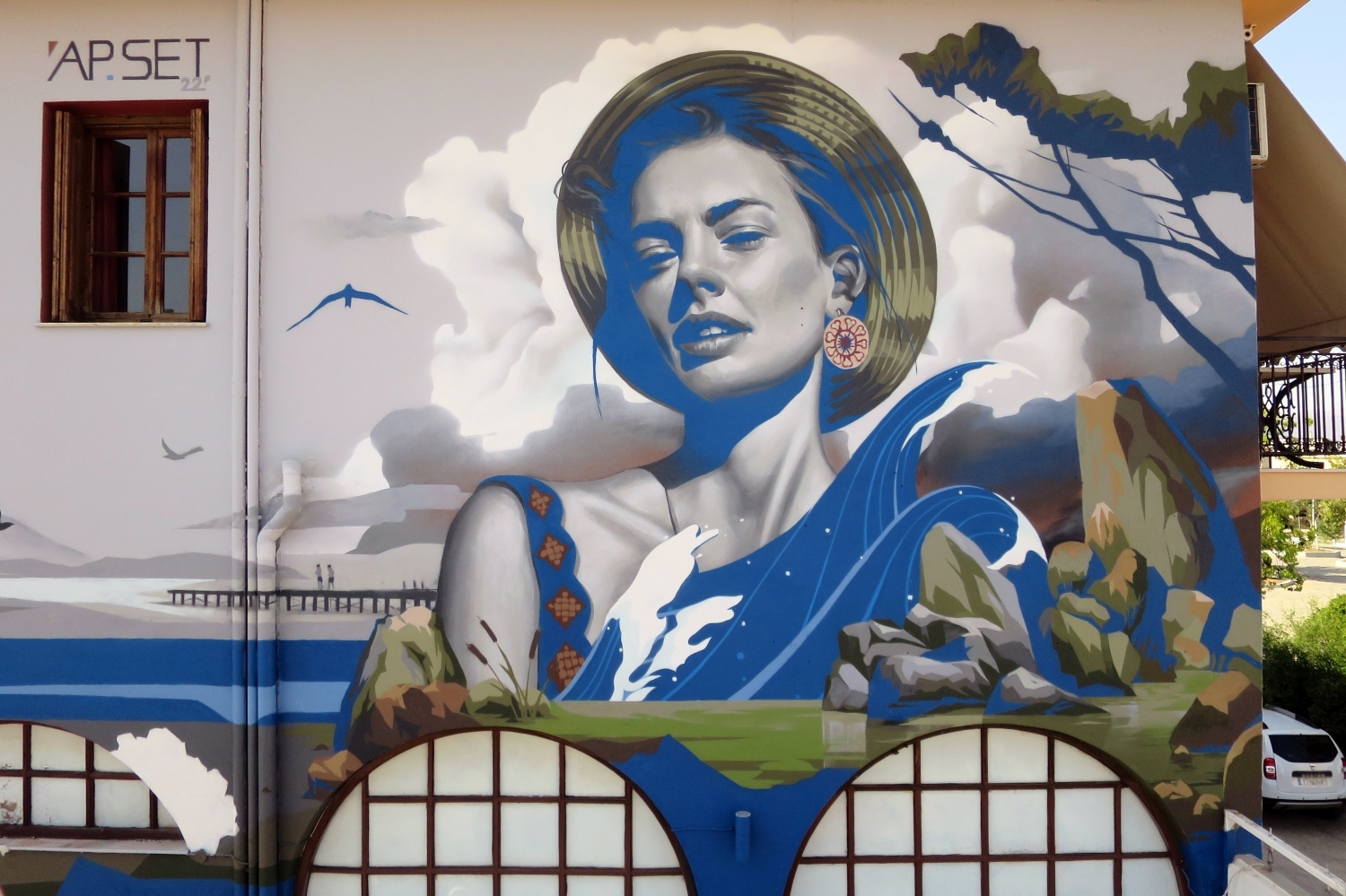 Το mural του Apset στη Νέα Κίο