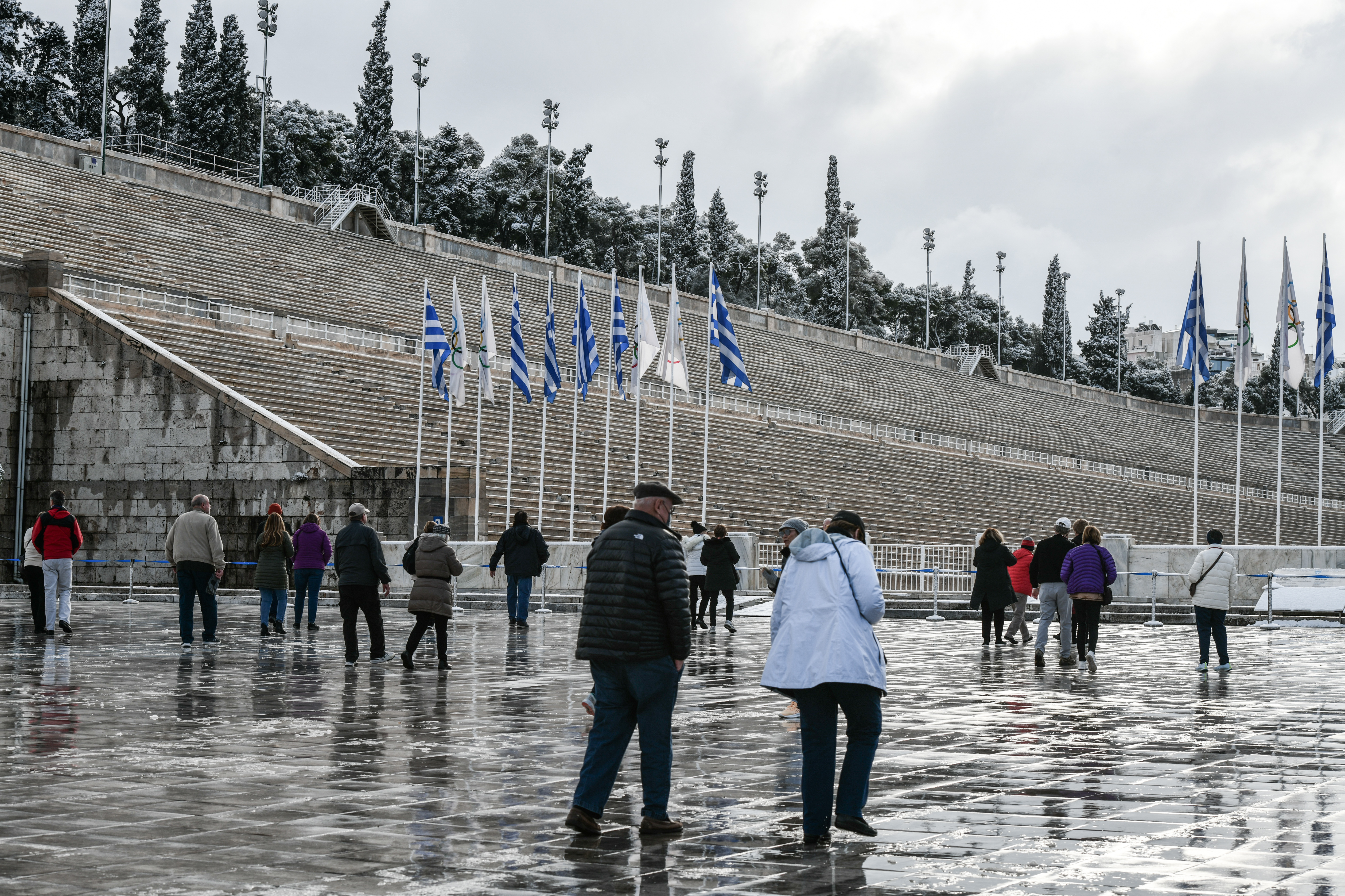Χιονόπτωση στην Αθήνα - Κακοκαιρία «Μπάρμπαρα»