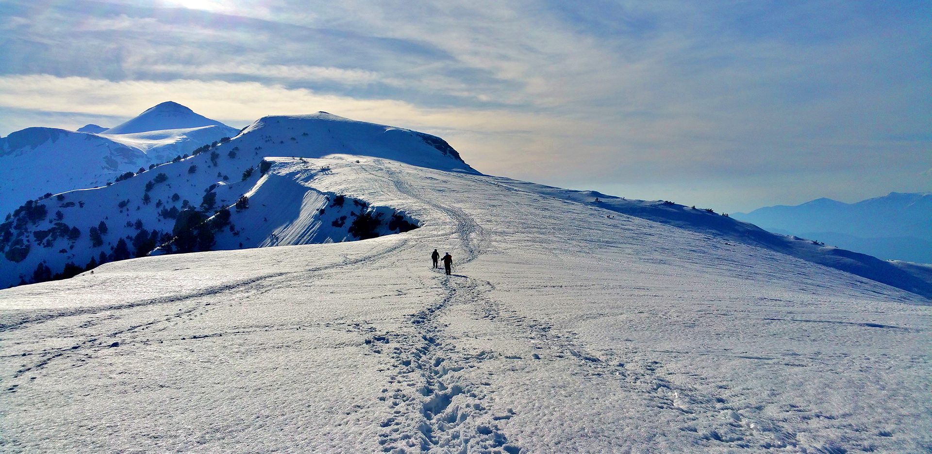 Ανάβαση στις χιονισμένες κορυφές του Ολύμπου