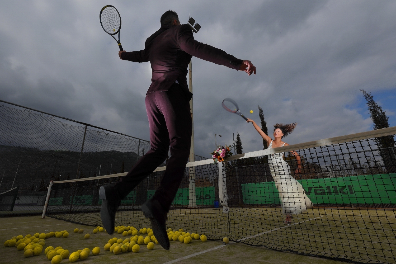 Αστεία φωτογράφιση γάμου