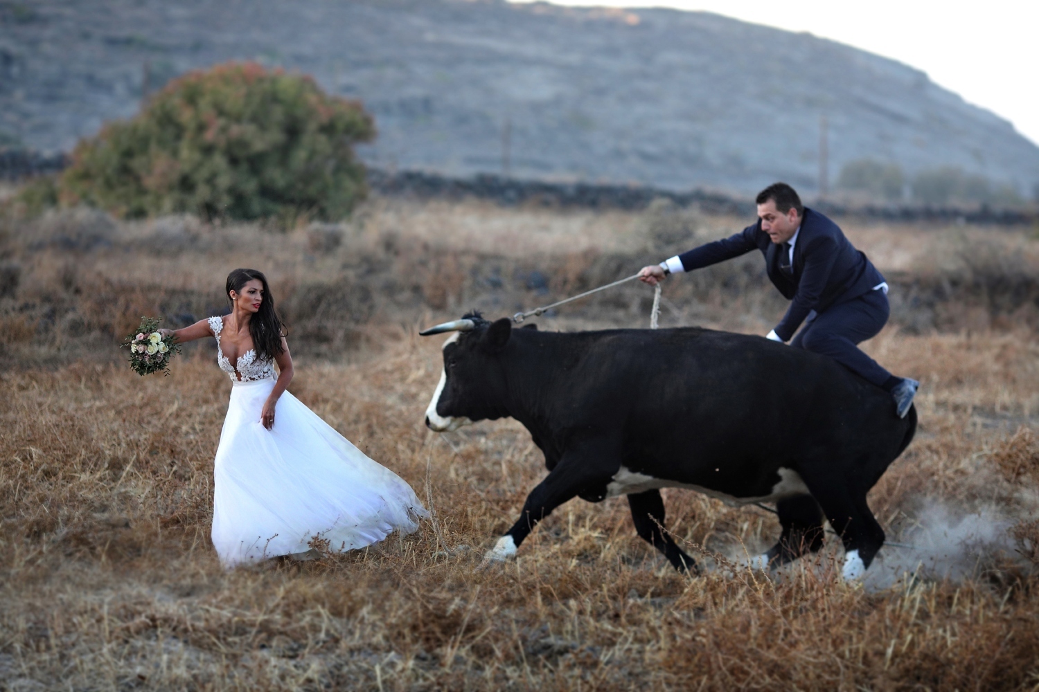 Αστεία φωτογράφιση γάμου