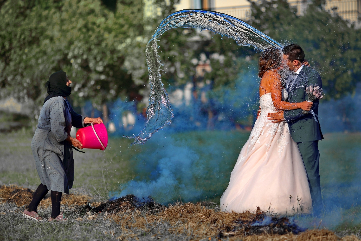 Αστεία φωτογράφιση γάμου