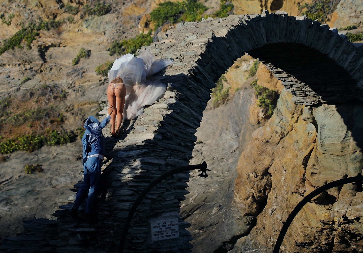 Αστεία φωτογράφιση γάμου