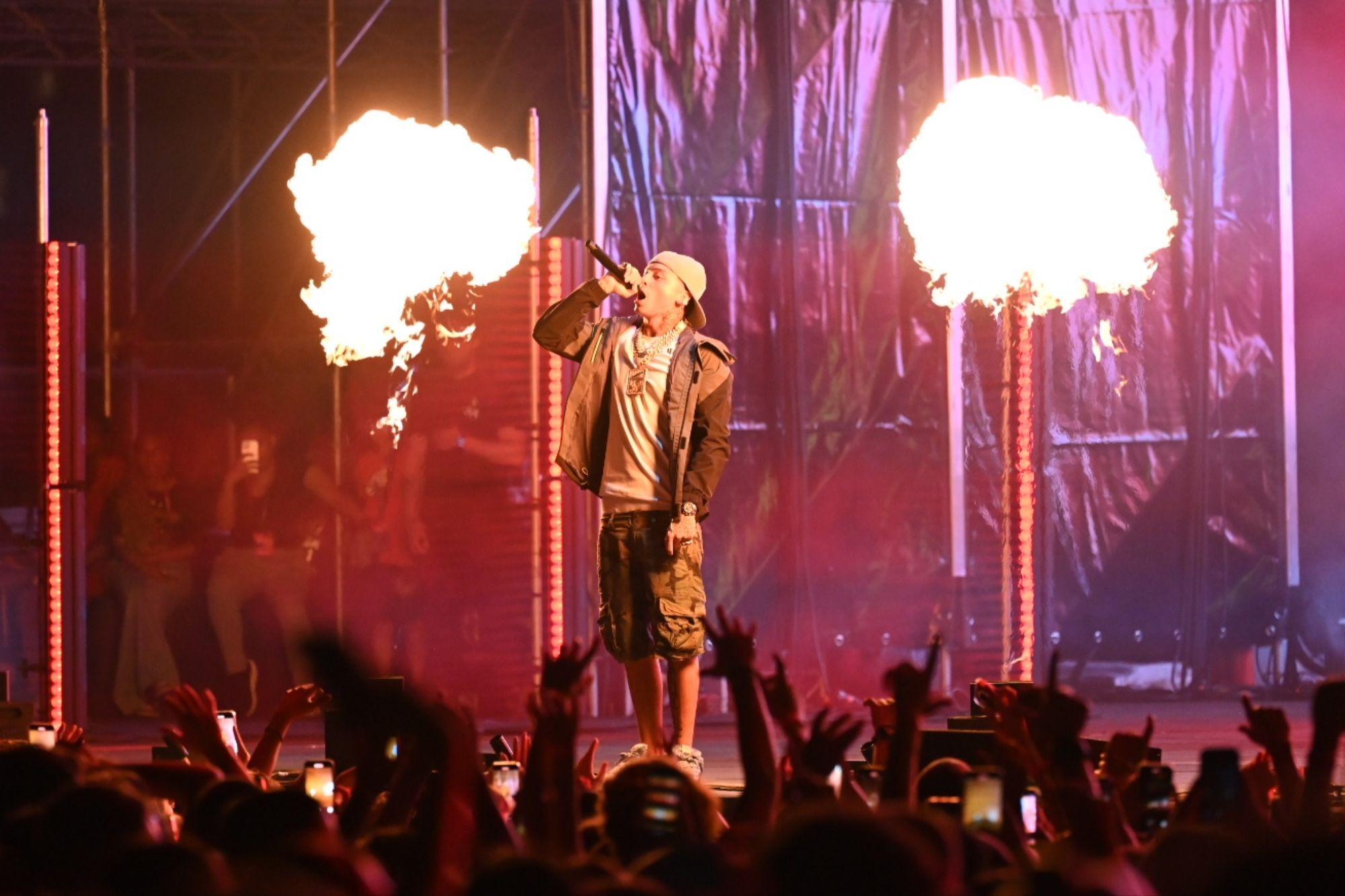 Ο Central Cee στο Release Athens x SNF Nostos 2023