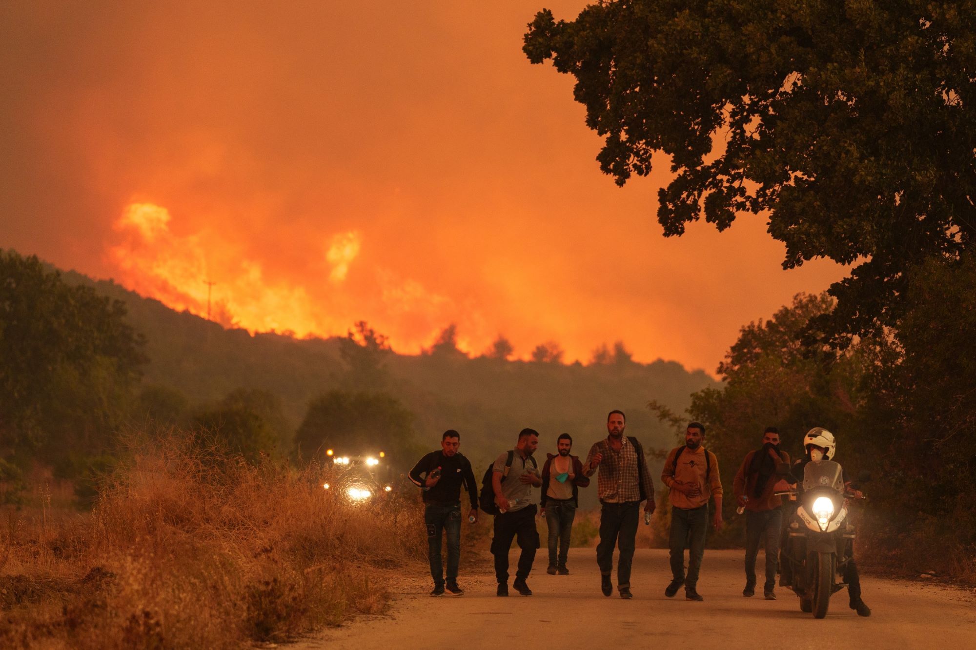  Μάχη με τις φλόγες στην Αλεξανδρούπολη ©Konstantinos Tsakalidis / SOOC