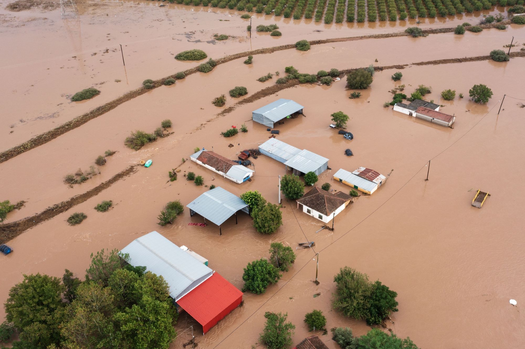 Ώρες αγωνίας ζουν εκατοντάδες κάτοικοι στα χωριά της Καρδίτσας ©Konstantinos Tsakalidis / SOOC 