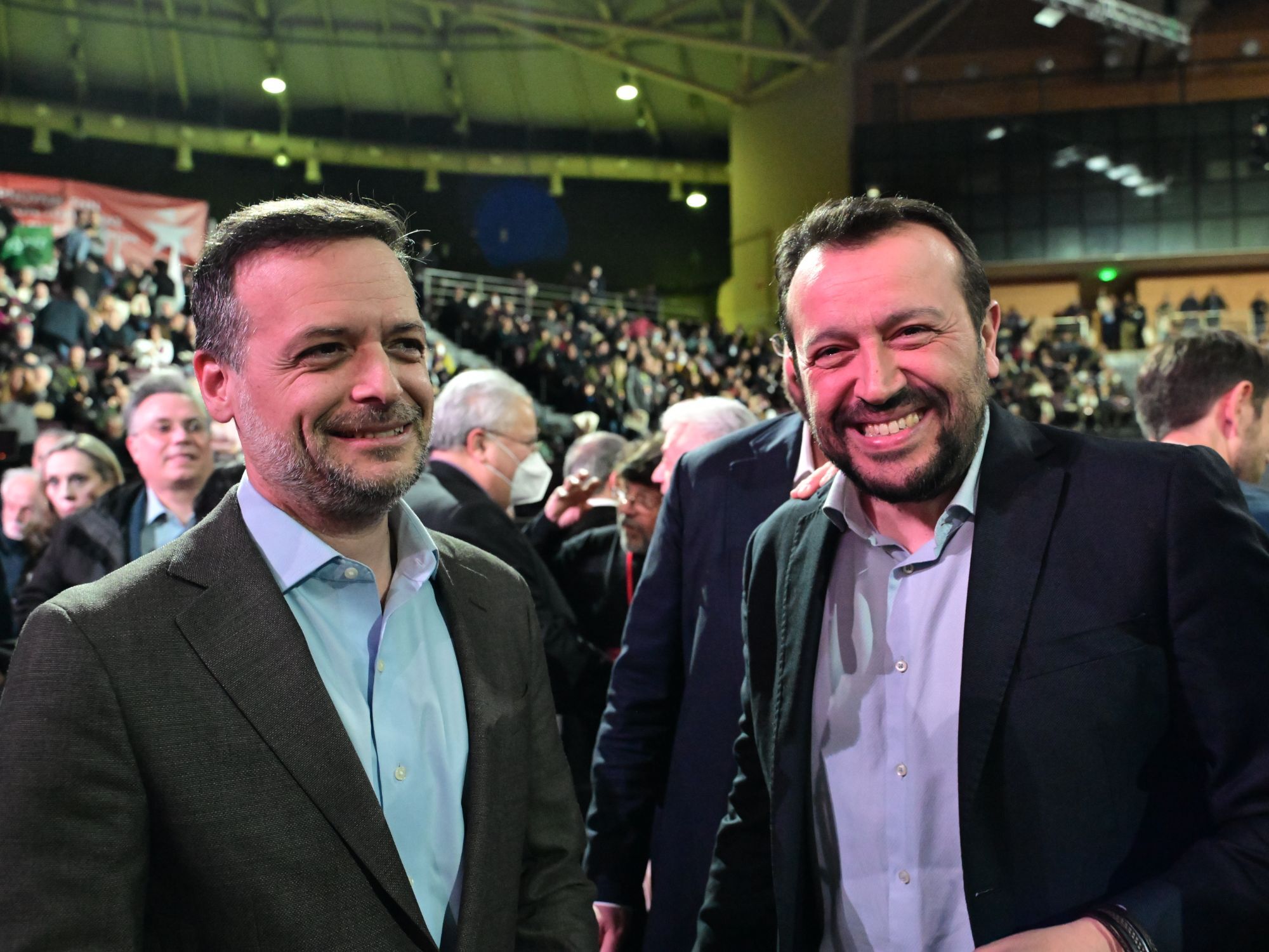 Ο Δήμαρχος Αθηναίων Χάρης Δούκας με τον Νίκο Παππά