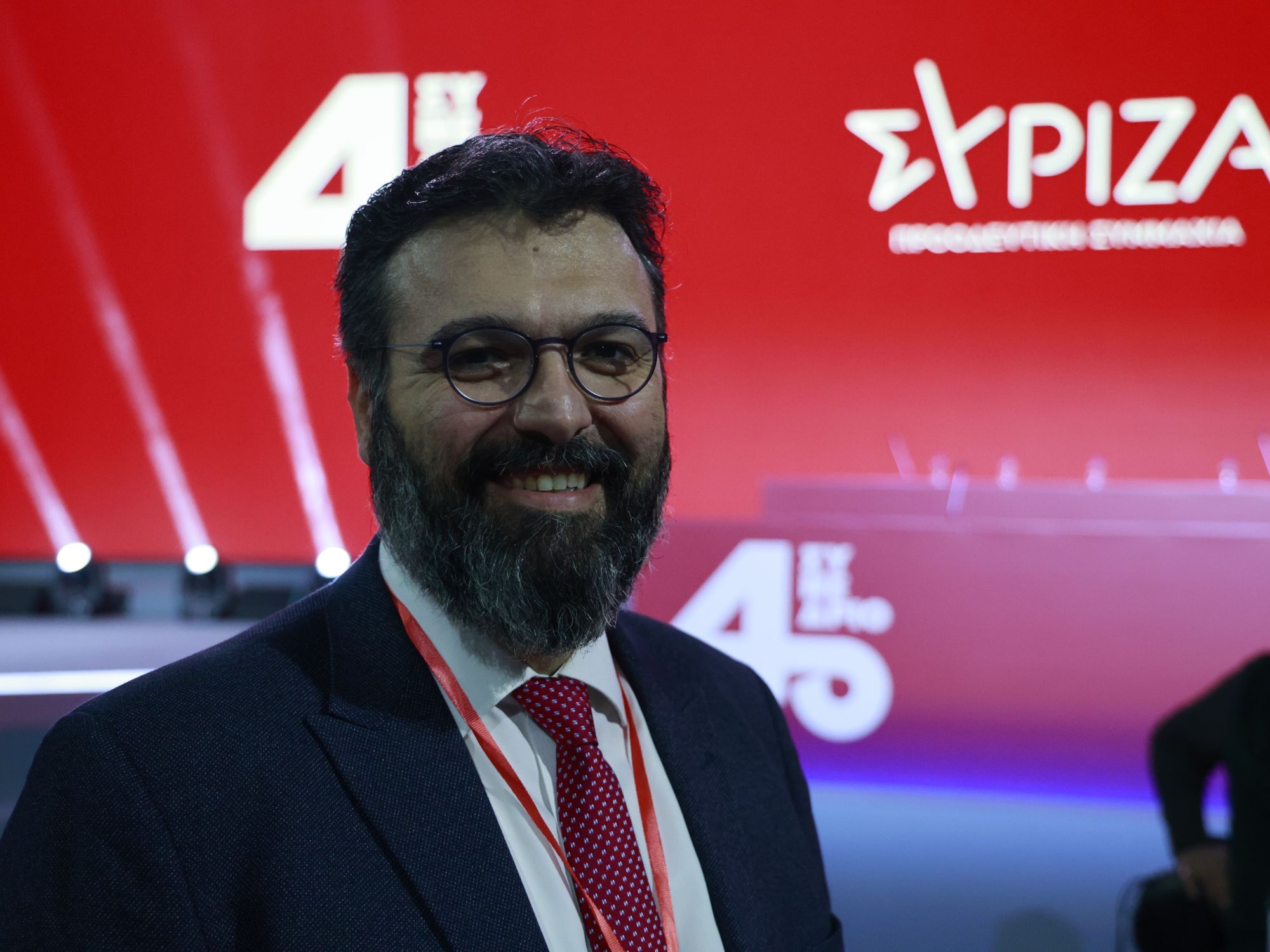 Ο Γιώργος Βασιλειάδης στο συνέδριο του ΣΥΡΙΖΑ