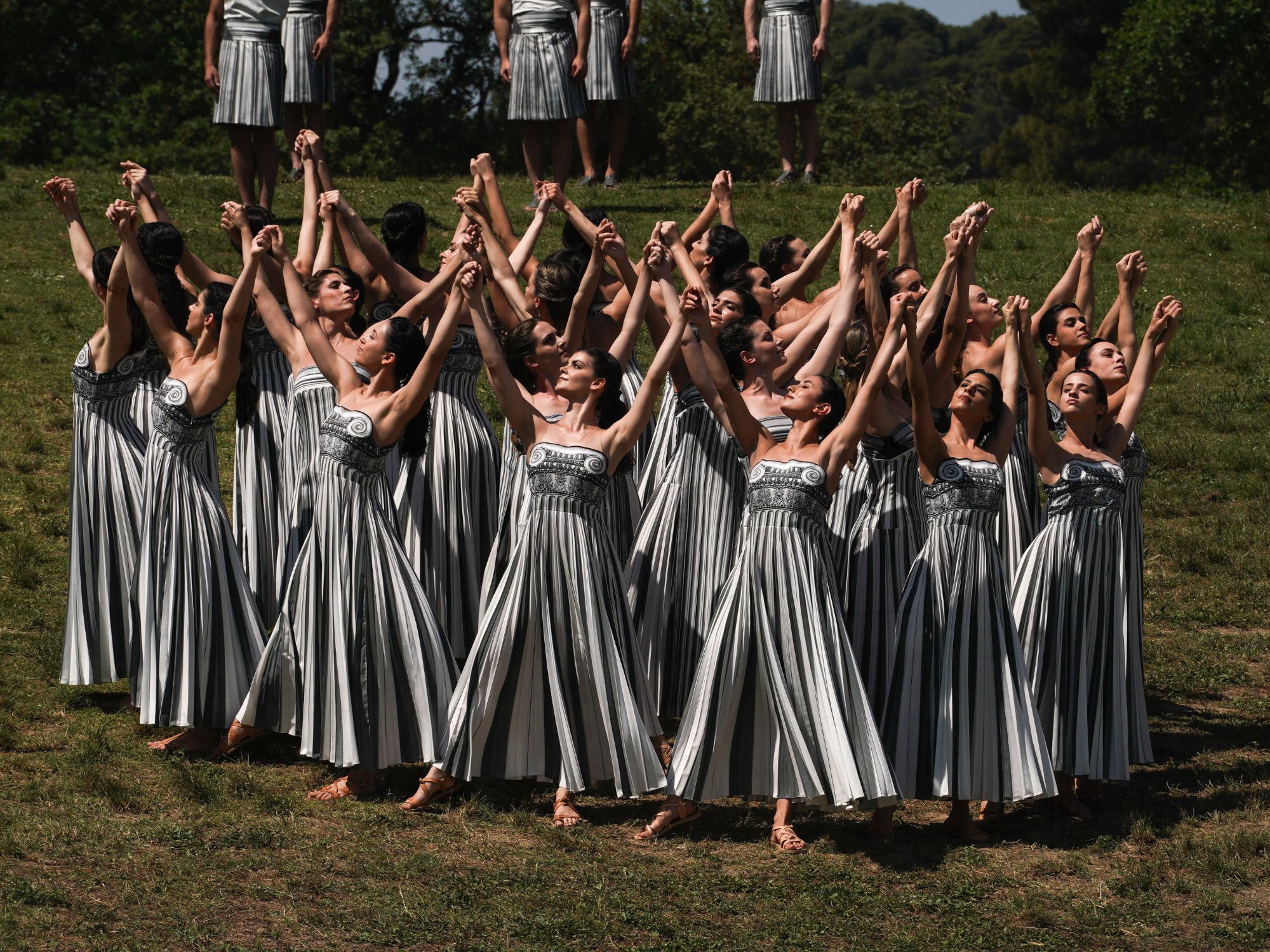 Η Επίσημη Πρόβα της Τελετής Αφής της Ολυμπιακής Φλόγας